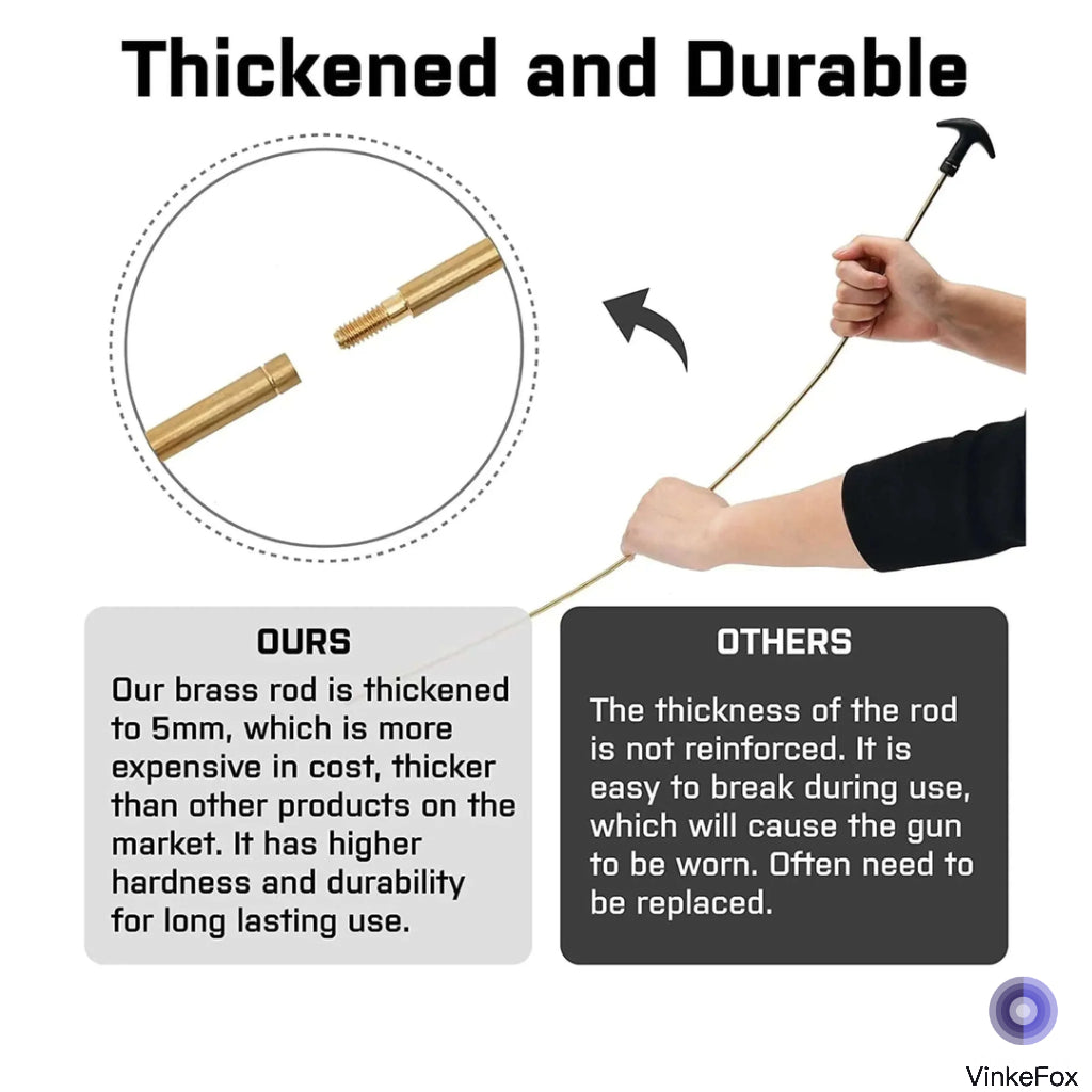 VinkeFox Universal Gun Cleaning Kit for All Guns Plastic Jags & Loops - VinkeFox