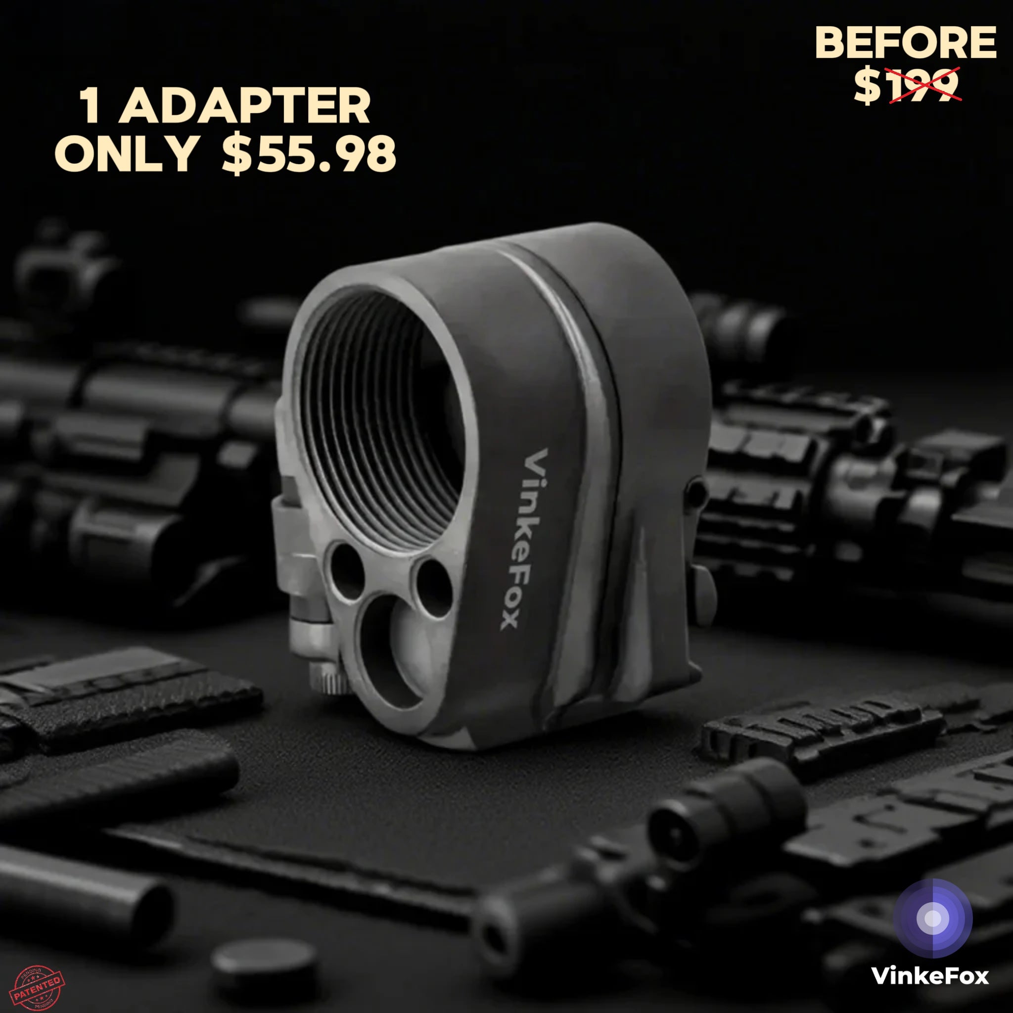 VinkeFox AR Folding Stock Adapter