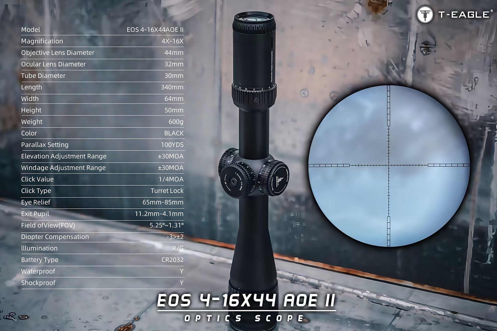 EOS 4 - 16x44 AO Edge: Precision Defined - VinkeFox