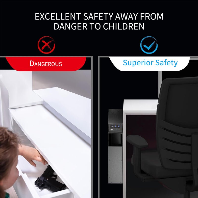 Portable Biometric Gun Safe Box - VinkeFox