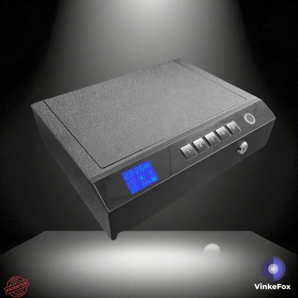 Portable Biometric Gun Safe Box - VinkeFox