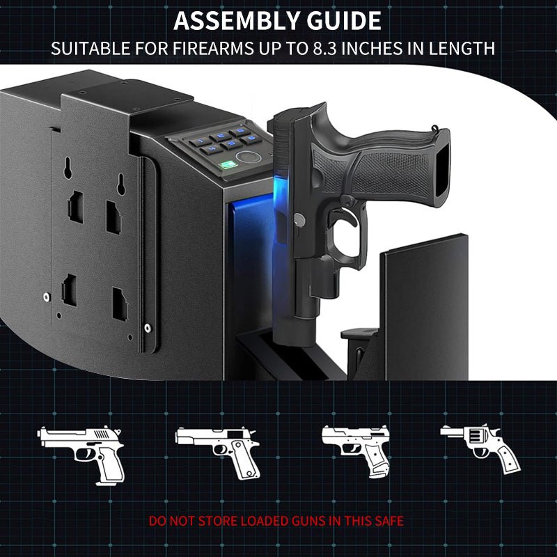 Portable Biometric Gun Safe Box - VinkeFox