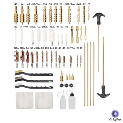 VinkeFox Universal Gun Cleaning Kit for All Guns Brass Jags & Loops - VinkeFox